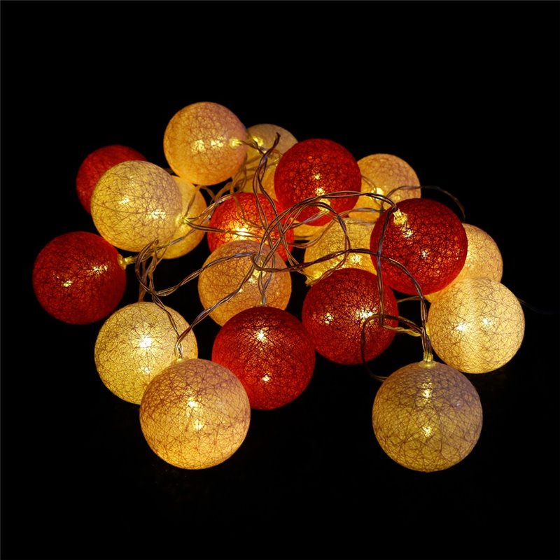 PUCHIKA 装饰灯球 粉色 3.5m
